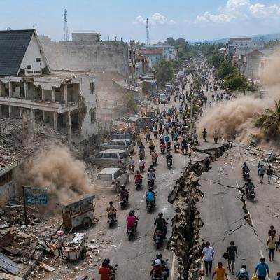 Massive 7.7 Earthquake Hits Indonesia! Buildings Collapse in Flores, Tsunami Warning Issued