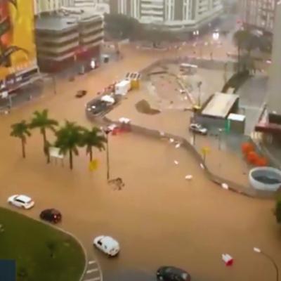 Massive evacuation in Malaga, Spain! City flooded after severe flooding